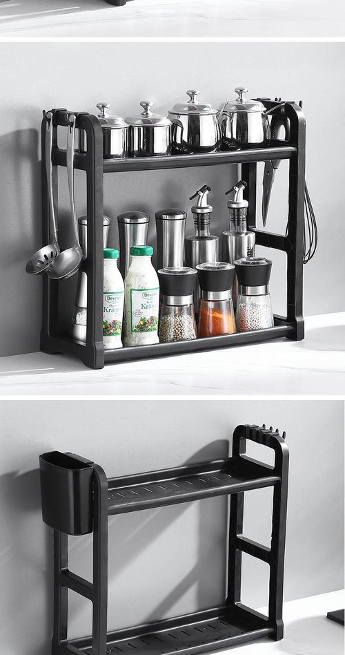 廚房收納解決方案 落地式多層調味架與刀架推薦